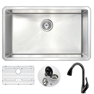 ANZZI VANGUARD Series KAZ3018-031O Kitchen Sink Kitchen Sink ANZZI